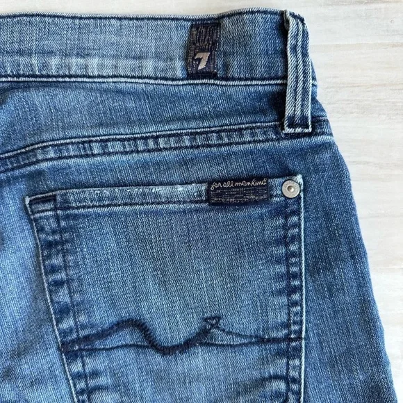 7 For All Man Kind Straight Leg Jeans - Picture 6 of 8